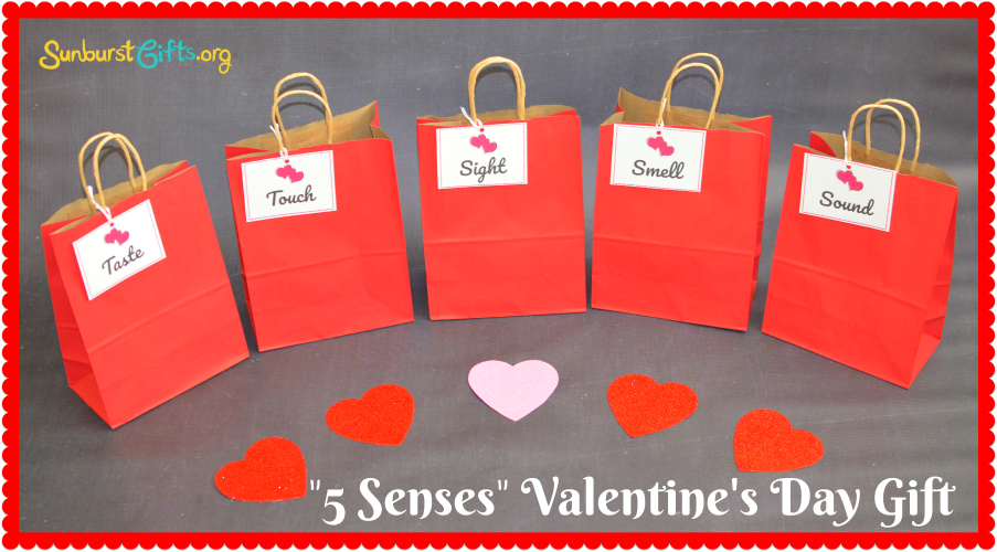 5 Senses Romantic Valentine's Day Gift - Thoughtful Gifts, Sunburst  GiftsThoughtful Gifts